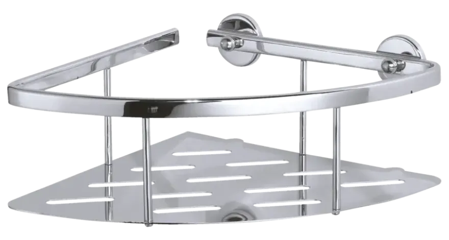 Tesa Aluxx hoek doucherek verchroomd aluminium
