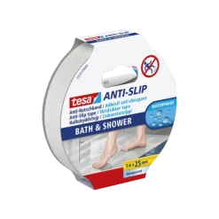 Tesa anti-slip tape douche transparant 25 mm x 5 m