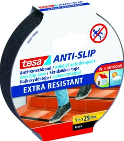 Tesa anti-slip tape zwart 25 mm x 5 m