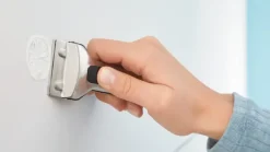 Tesa Ekkro bekerhouder verchroomd met gesatineerd glas
