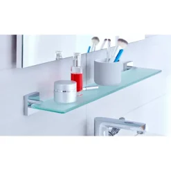 Tesa Ekkro glazen planchet gesatineerd glas chroom