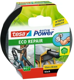 Tesa Extra Power Eco Repair tape zwart 38 mm x 10 m
