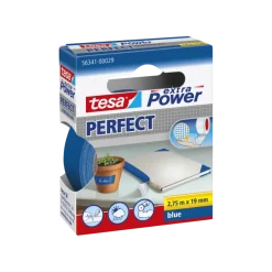 Tesa Extra Power Perfect ducttape blauw 19 mm x 2,75 m