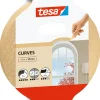 Tesa flexibele afplakband voor rondingen 25 mm x 25 m