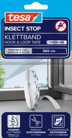 tesa Insect Stop klittenband vervangingsrol voor raamhor Comfort 560 cm
