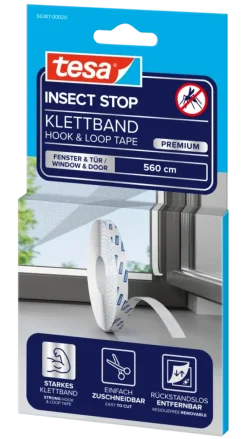 tesa Insect Stop klittenband vervangingsrol voor raamhor Comfort 560 cm
