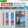 Tesa klevende spijker canvas voor behang en pleisterwerk verstelbaar wit 1 kg 2 stuks
