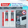 Tesa klevende spijker kleine apparaten voor behang en pleisterwerk verstelbaar wit 0,5 kg 2 stuks