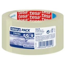 Tesa Pack Strong verpakkingstape transparant 66 m x 50 mm