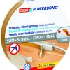 Tesa Powerbond montagetape smal 5 m x 9 mm (2 stuks)