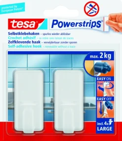 Tesa Powerstrips haak groot 2 stuks