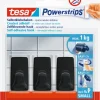 Tesa Powerstrips haken Small rechthoekig - draagkracht tot 1 kg - 3 stuks
