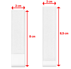 tesa Powerstrips zelfklevende strip Click Combo 6x2 stuks Medium & 8x2 stuks Large