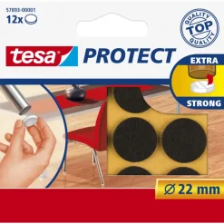 Tesa Protect vilt 22mm bruin 12 stuks