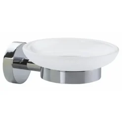 Tesa Smooz zeephouder gesatineerd glas chroom