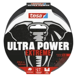 Tesa Ultra Power Extreme Repair tape zwart 25 m x 50 mm