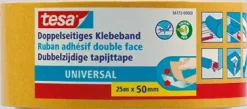 Tesa Universal dubbelzijdig kleefband 25 m x 50 mm