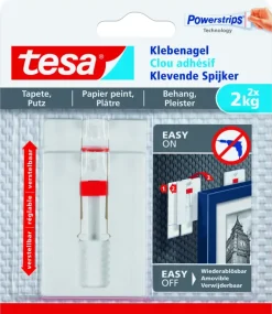 Tesa Verstelbare Klevende Spijker voor Behang & Pleisterwerk
