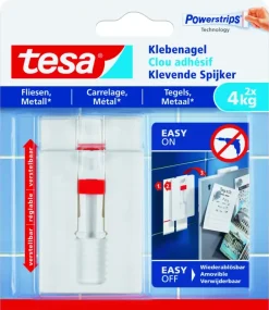 Tesa Verstelbare Klevende Spijkers voor Tegels & Metaal