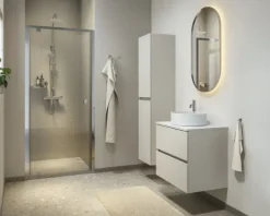 Tiger wastafelblad Nook greige 120,5 x 46 x 1,9 cm