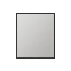 Tiger badkamerspiegel S-line rechthoek 60 x 70 cm met lijst mat zwart