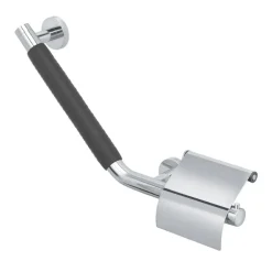 Tiger Boston Comfort en Safety toiletrolhouder met steun links chroom