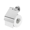 Tiger Boston toiletrolhouder met klep chroom