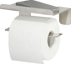 Tiger Colar toiletrolhouder met plateau RVS