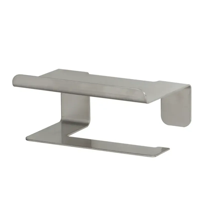 Tiger Colar toiletrolhouder met plateau RVS