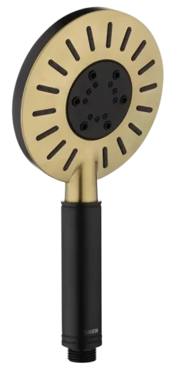 Tiger douchekop Splash Akcent handdouche waterbesparend 3 standen ΓΈ 12 cm zwart