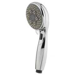 Tiger douchekop Splash Eco Malaga handdouche waterbesparend 5 standen ΓΈ 8 cm chroom