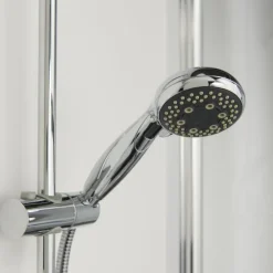 Tiger douchekop Splash Eco Malaga handdouche waterbesparend 5 standen ø 8 cm chroom