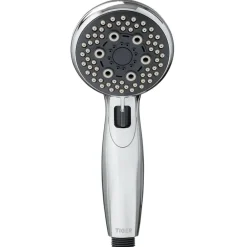 Tiger douchekop Splash Eco Malaga handdouche waterbesparend 5 standen ø 8 cm chroom