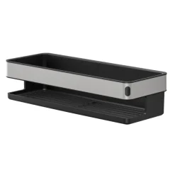Tiger douchemand Cooper 28 cm Zwart / RVS geborsteld