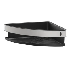 Tiger douchemand Cooper hoek 21 cm Zwart / RVS geborsteld