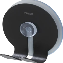 Tiger dubbele zuignap-haak Twin transparant/zwart