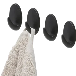 Tiger haak Baseline set van 4 zwart zelfklevend