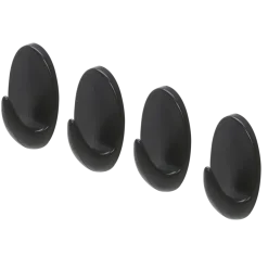 Tiger haak Baseline set van 4 zwart zelfklevend