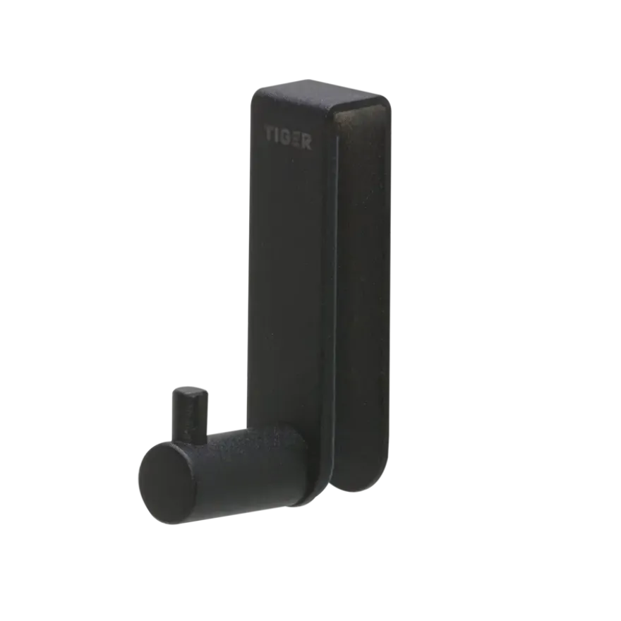 Tiger haak mat zwart voor douchecabine 6–8 mm