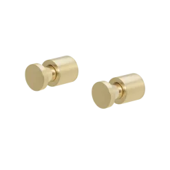 Tiger haken set van 2 Pico geborsteld goud RVS