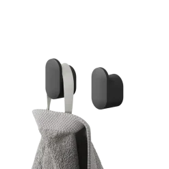 Tiger handdoekhaak Carv klein (2 stuks) Zwart