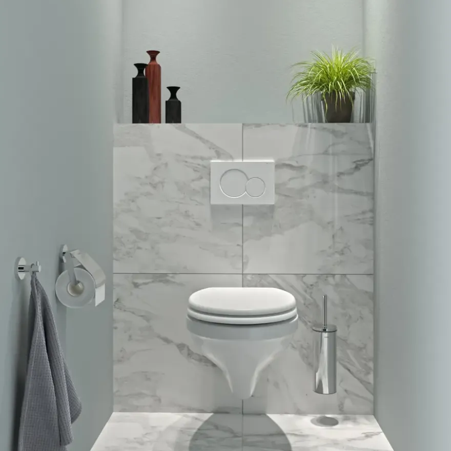 Tiger Mississippi wc bril wit met softclose en quick release