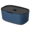 Tiger Opbergbox TESS met deksel blauw/zwart