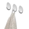 Tiger ophang haak Baseline Oval Large wit ABS set van 3