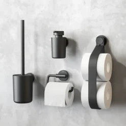 Tiger Orion Toiletborstel met houder hangend - Zwart