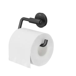 Tiger Orion toiletrolhouder zonder klep - Zwart