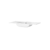 Tiger T-Line Oval inbouwwastafel 101 cm meubel wit
