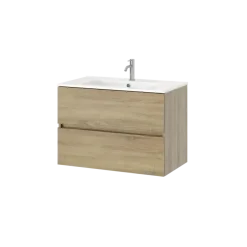 Tiger T-Line Quadro inbouwwastafel 121 cm meubel wit