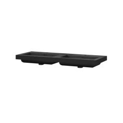 Tiger T-Line Quadro opbouwwastafel 120 cm mat zwart