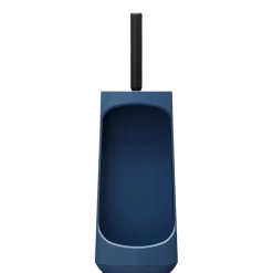Tiger Toiletborstelhouder TESS met opbergfunctie vrijstaand en Swoop borstel flexibel blauw/zwart
